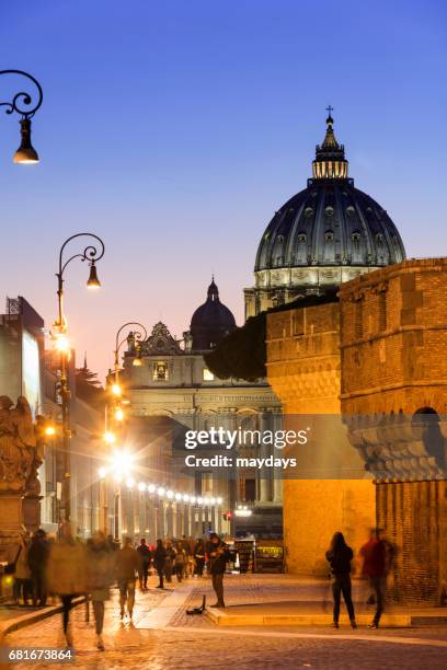 rome, st peter basilica - cattolicesimo stock pictures, royalty-free photos & images