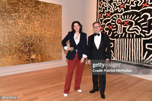 Amy Cappellazzo and Mike Goss attend the Alzheimer's Drug Discovery Foundation Eleventh Annual Connoisseur's Dinner at Sotheby's on May 10, 2017 in...