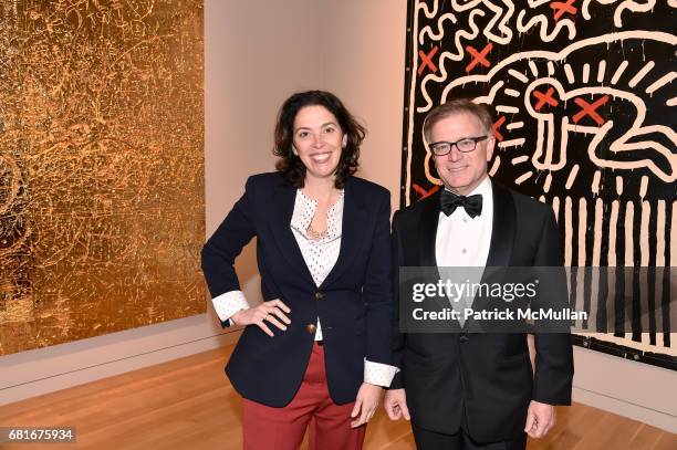 Amy Cappellazzo and Mike Goss attend the Alzheimer's Drug Discovery Foundation Eleventh Annual Connoisseur's Dinner at Sotheby's on May 10, 2017 in...