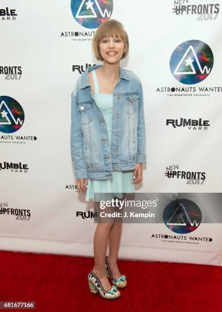 Singer and songwriter Grace VanderWaal attends the Astronauts Wanted And Rumble Yard Joint 2017 New Front Presentation at Sony Music Headquarters on...