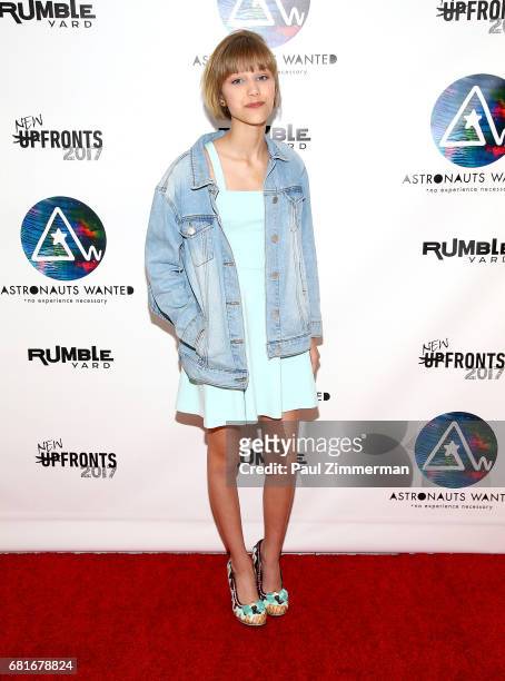 Singer/songwiriter Grace VanderWaal attends Astronauts Wanted and Rumble Yard Joint 2017 NewFront Presentation at Sony Music Headquarters on May 10,...