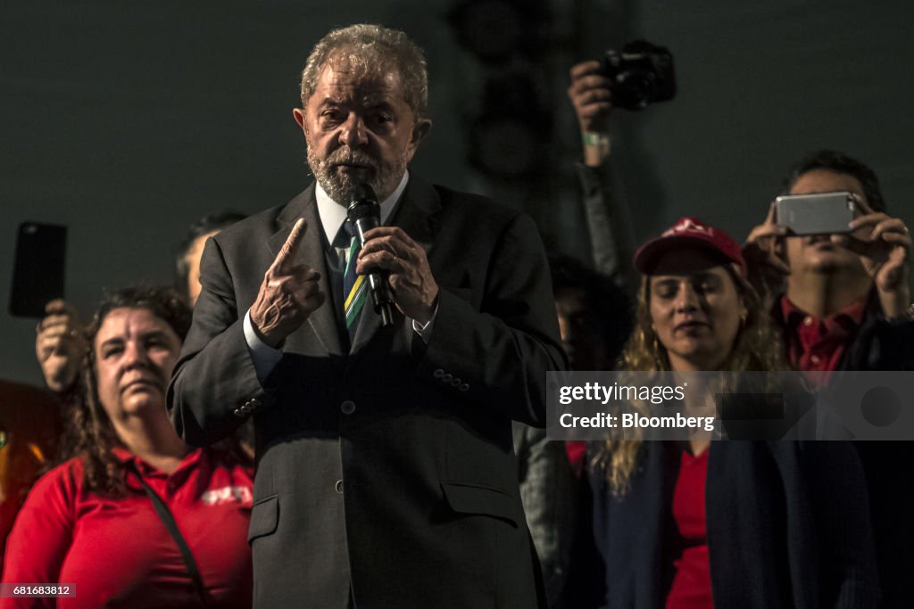 Views Outside The Federal Court As Former President Luiz Inacio Lula Da Silva Testifies