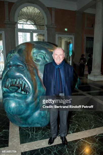 Francois Pinault attends Damien Hirst's exibition at Pallazzo Grassi during the 57th Venice Biennale on May 10, 2017 in Venice, Italy.
