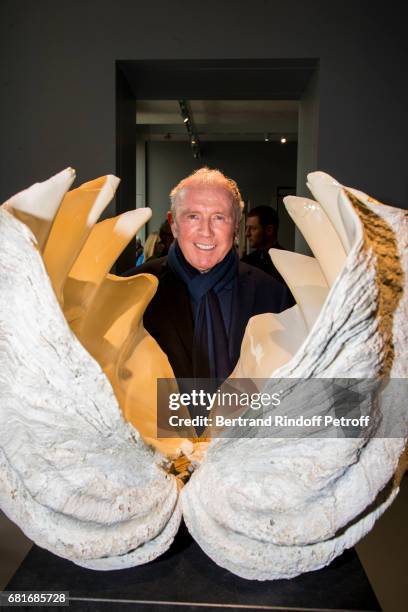 Francois Pinault attends Damien Hirst's exibition at Pallazzo Grassi during the 57th Venice Biennale on May 10, 2017 in Venice, Italy.