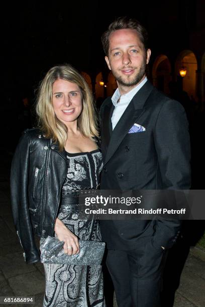 Derek Blasberg and guest attend the Cini party during the 57th International Art Biennale on May 10, 2017 in Venice, Italy.