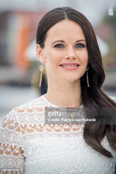 Princess Sofia of Sweden arrive at the Opera House on the ocassion of the celebration of King Harald and Queen Sonja of Norway 80th birthdays on May...