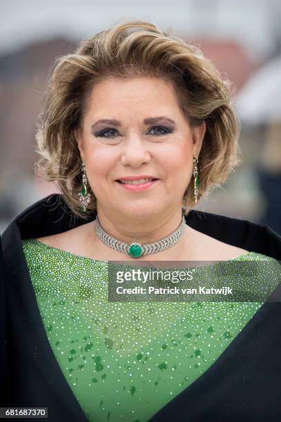 Grand Duchess Maria Teresa of Luxembourg arrives at the Opera House on the ocassion of the celebration of King Harald and Queen Sonja of Norway 80th...