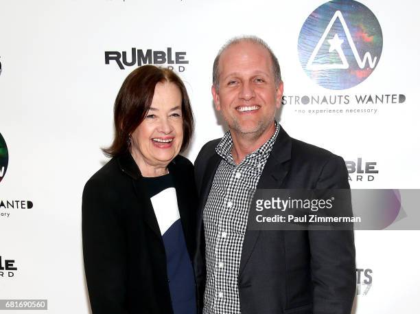 Judy McGrath and head of original content at Sony Music Entertainment Lee Stimmel attend Astronauts Wanted and Rumble Yard Joint 2017 NewFront...
