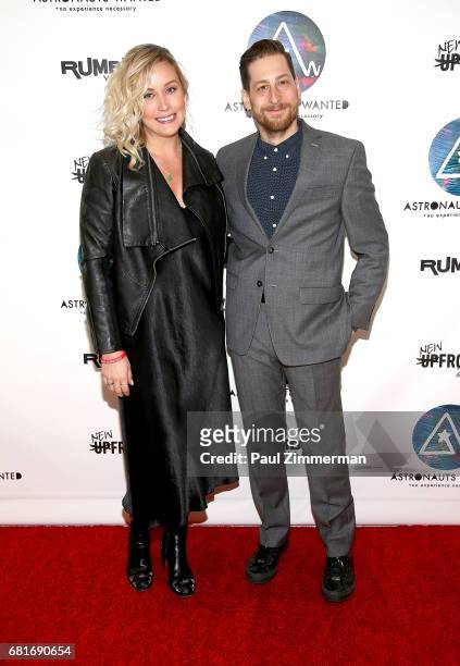 Branded Entertainment Christine Murphy and VP Business Development Jonny Blitstein attend Astronauts Wanted and Rumble Yard Joint 2017 NewFront...