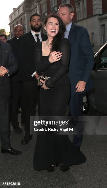 Katie McGrath attends King Arthur: Legend of the Sword - European film premiere after party held at The Bike Shed Motorcycle Club in Shoreditch on...