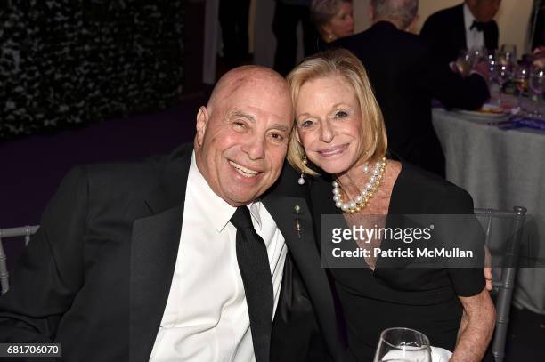 Richard Leibner and Linda Lindenbaum attend the Alzheimer's Drug Discovery Foundation Eleventh Annual Connoisseur's Dinner at Sotheby's on May 10,...
