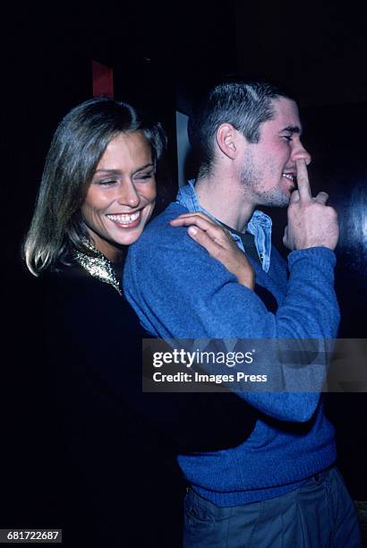 Lauren Hutton and Richard Gere goofing around circa 1980 in New York City.