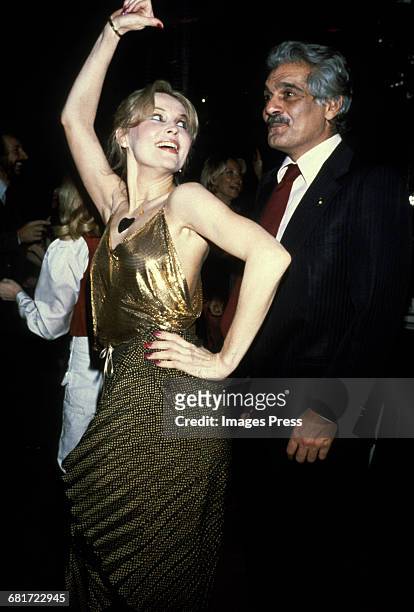 Cornelia Sharpe and Omar Sharif circa 1980 in New York City.