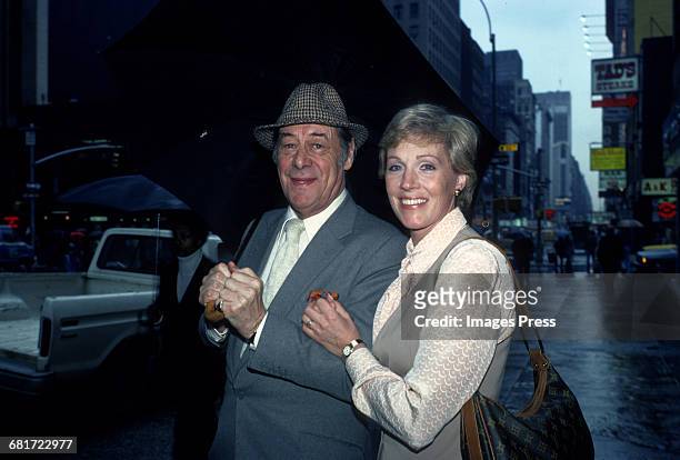 Rex Harrison and Julie Andrews circa 1979 in New York City.