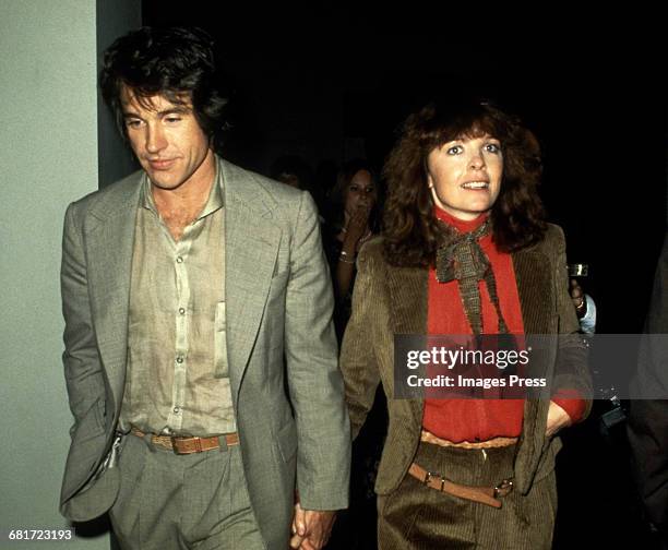 Warren Beatty and Diane Keaton circa 1978 in New York City.