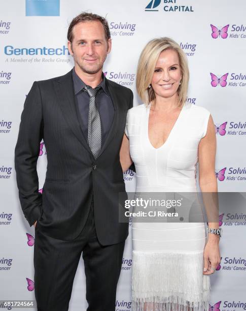 Josh Lucas and Dr. Jennifer Ashton attend Solving Kids' Cancer Spring Celebration: 10 Years of Hope and Healing at Mandarin Oriental New York on May...