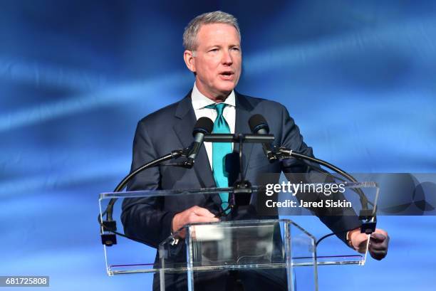 David Westin attends Lincoln Center's 44th Annual Real Estate and Construction Council Gala at Damrosch Park, Lincoln Center on May 10, 2017 in New...