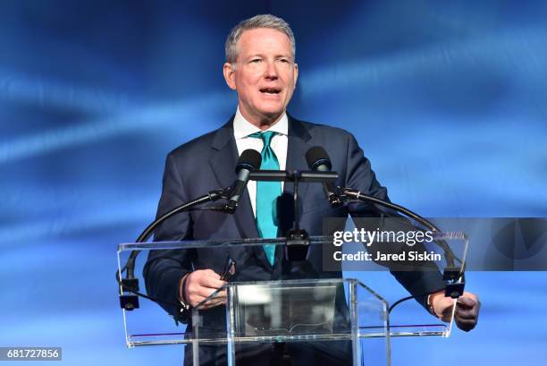 David Westin attends Lincoln Center's 44th Annual Real Estate and Construction Council Gala at Damrosch Park, Lincoln Center on May 10, 2017 in New...