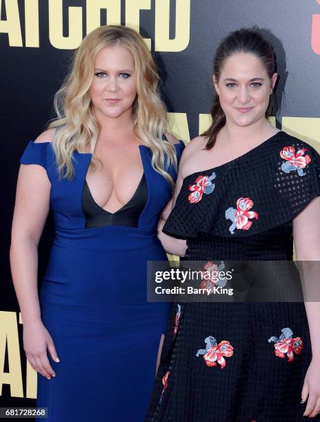 Actress/comedian Amy Schumer andher sister producer/writer Kim Caramele attend premiere of 20th Century Fox's' 'Snatched' at Regency Village Theatre...