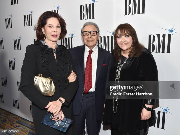 Donna Schifrin, composer Lalo Schifrin and BMI VP Film, TV & Visual Media Relations Doreen Ringer-Ross at the 2017 Broadcast Music, Inc Film, TV &...