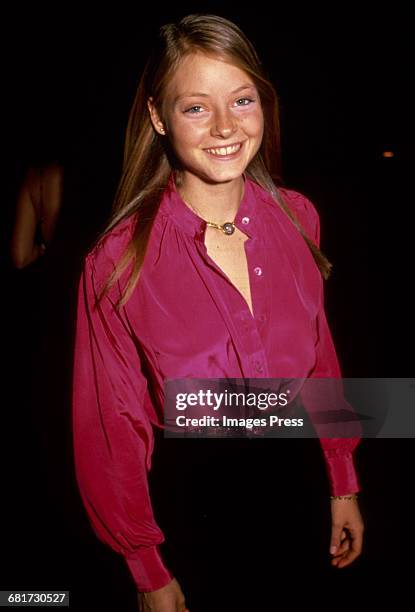 Jodie Foster circa 1981 in New York City.