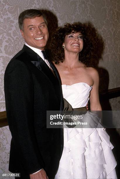 Larry Hagman and Linda Gray circa 1981 in Los Angeles, California.