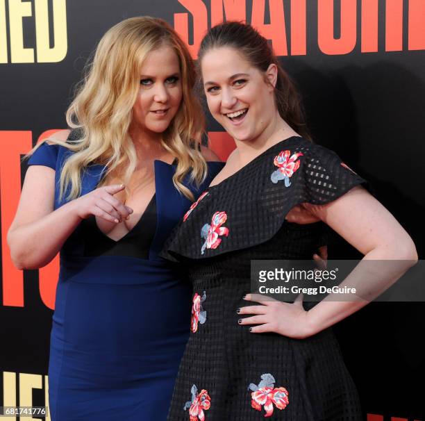 Amy Schumer and sister Kim Caramele arrive at the premiere of 20th Century Fox's "Snatched" at Regency Village Theatre on May 10, 2017 in Westwood,...