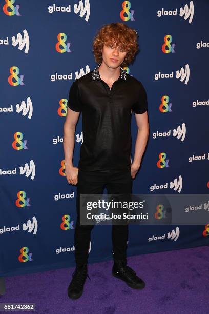 Bruce Langley arrives at the "American Gods" advance screening In Partnership with GLAAD at The Paley Center for Media on May 10, 2017 in Beverly...