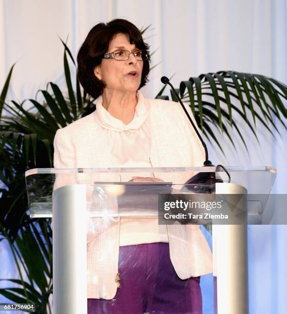 Congresswoman Lucille Roybal-Allard speaks during the YWCA Greater Los Angeles' Annual Phenomenal Woman Of The Year Awards at Omni Los Angeles Hotel...