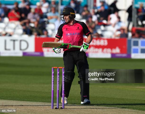 Sussex's Luke Wright during Royal London One Day Cup match between Essex Eagles and Sussex Sharks at The Cloudfm County Ground Chelmsford, Essex on...