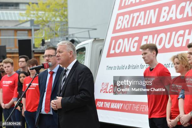 Ian Lavery during the launch of Labour's first election campaign poster on May 11, 2017 in London, England. Jeremy Corbyn was absent from the launch...