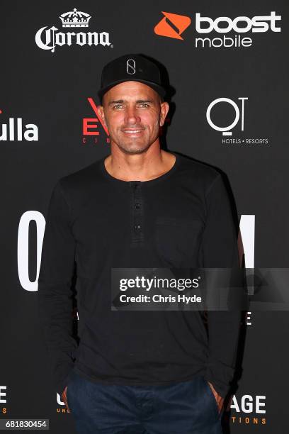 Kelly Slater arrives ahead of the premiere of Proximity The Movie on May 11, 2017 in Gold Coast, Australia.