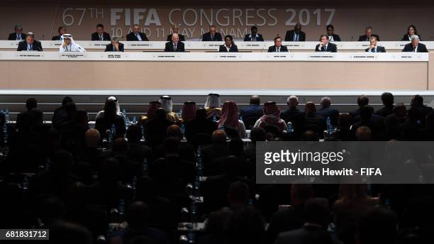 General view during the 67th FIFA Congress at the Bahrain International Exhibition & Convention Centre on May 11, 2017 in Manama, Bahrain.