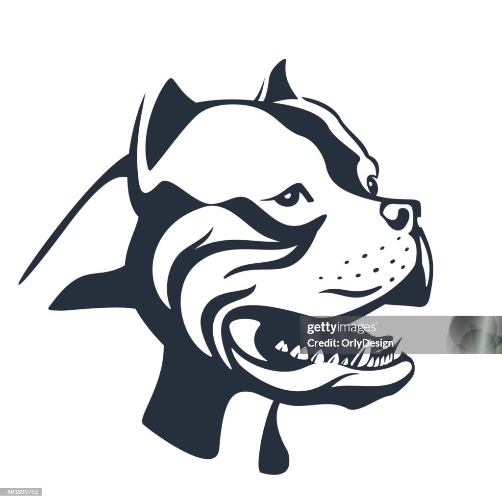 Dibujo De Perro Pitbull En Blanco Ilustración de stock - Getty Images Dibujo De Perro Pitbull En Blanco Ilustración de stock - Getty Images