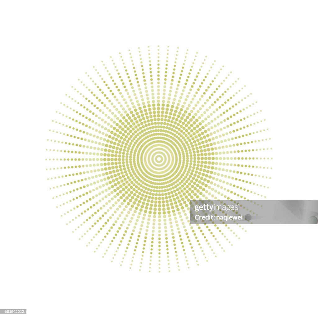 Polka dots circle pattern vector