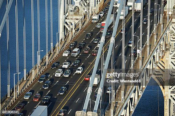 usa, new york city, george washington bridge - george washington bridge stock pictures, royalty-free photos & images