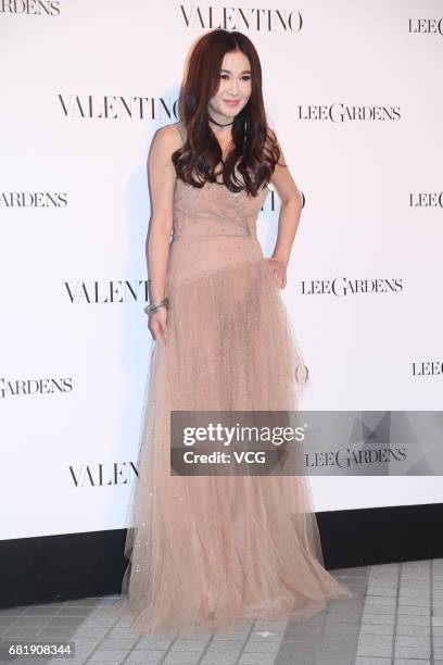 Actress Irene Wan attends the opening ceremony of Valentino flagship store on May 11, 2017 in Hong Kong, China.