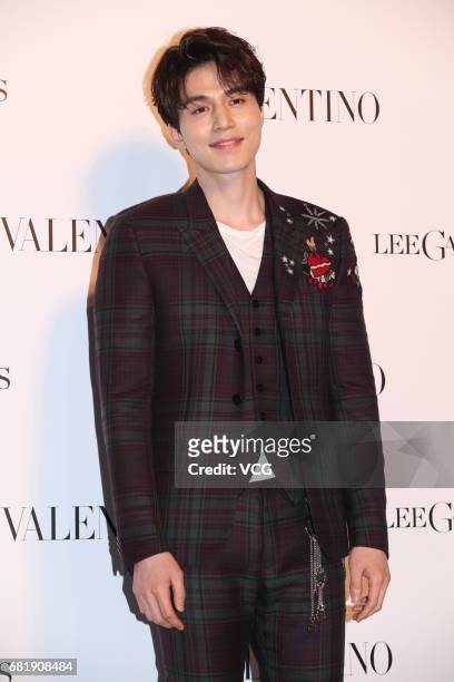 South Korean actor Lee Dong Wook attends the opening ceremony of Valentino flagship store on May 11, 2017 in Hong Kong, China.