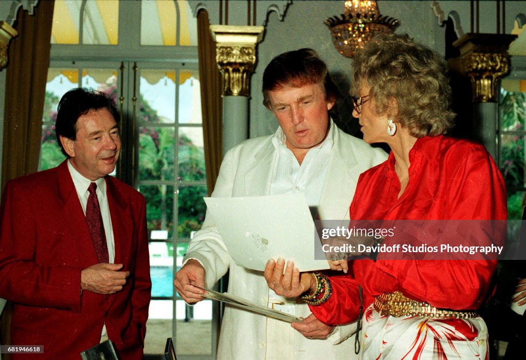 Grau, Trump, & Post Dye At Mar-A-Lago