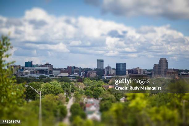 center city - grand rapids, michigan - grand rapids - michigan stock-fotos und bilder