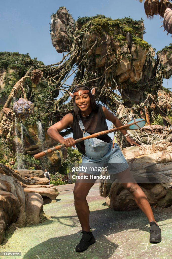 Tennis Superstar Serena Williams Explores Pandora - The World Of Avatar At Walt Disney World Resort
