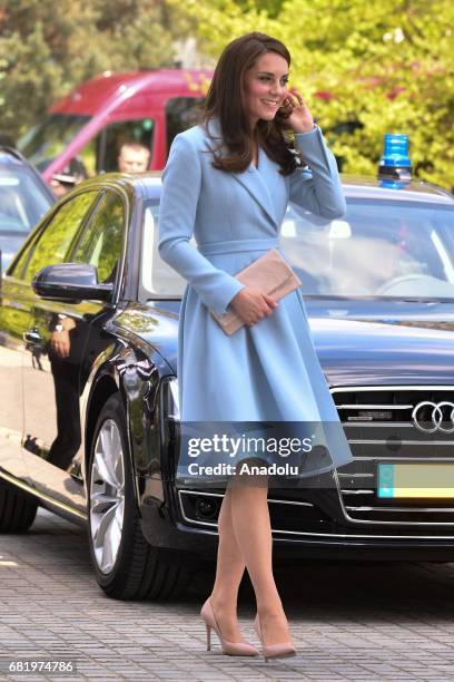 Catherine, Duchess of Cambridge visits the Grand Duke Jean Museum of Modern Art where she will view exhibitions by British artists Sir Tony Cragg and...