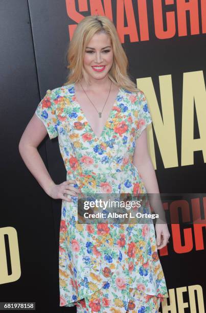 Actress Kelsey Darragh arrives for the Premiere Of 20th Century Fox's "Snatched" held at Regency Village Theatre on May 10, 2017 in Westwood,...