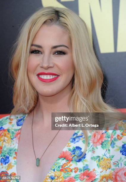 Actress Kelsey Darragh arrives for the Premiere Of 20th Century Fox's "Snatched" held at Regency Village Theatre on May 10, 2017 in Westwood,...