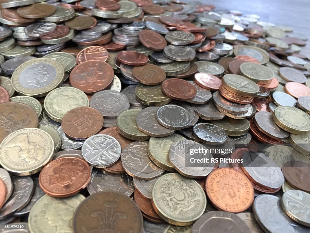 Mixed UK coins