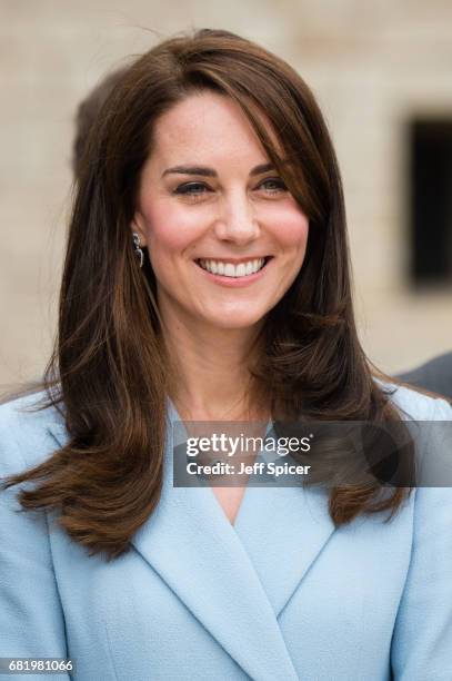 Catherine, Duchess of Cambridge during a one day visit to Luxembourg at Drai Eechelen Museum on May 11, 2017 in Luxembourg, Luxembourg.