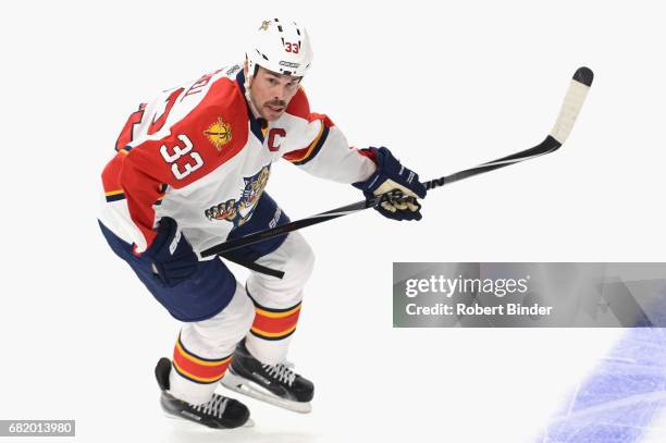 Willie Mitchell of the Florida Panthers plays in the game against the Los Angeles Kings at Staples Center on November 18, 2014 in Los Angeles,...