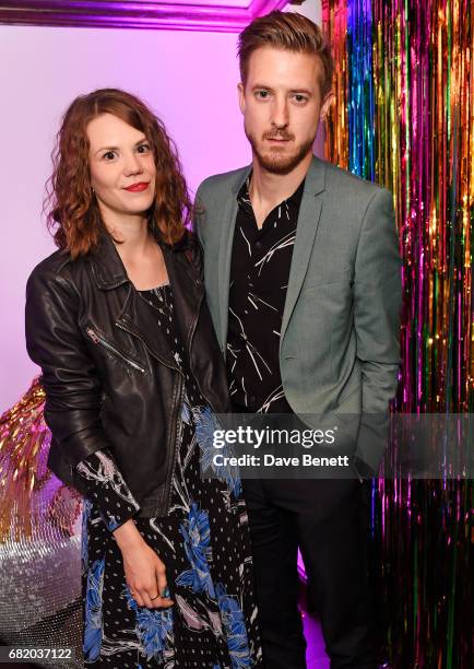 Ines De Clercq and Arthur Darvill attend the launch of The Curtain in Shoreditch on May 11, 2017 in London, England.