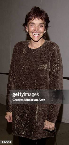 Actress Brooke Adams attends the opening of Luca Babini's photo exhibition "Altered Moments" November 16, 2001 in Santa Monica, CA. Profits from...