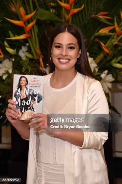 Model and author Ashley Graham attends the Lane Bryant and Ashley Graham celebrate the launch of her new book "A New Model" at Indochine on May 11,...